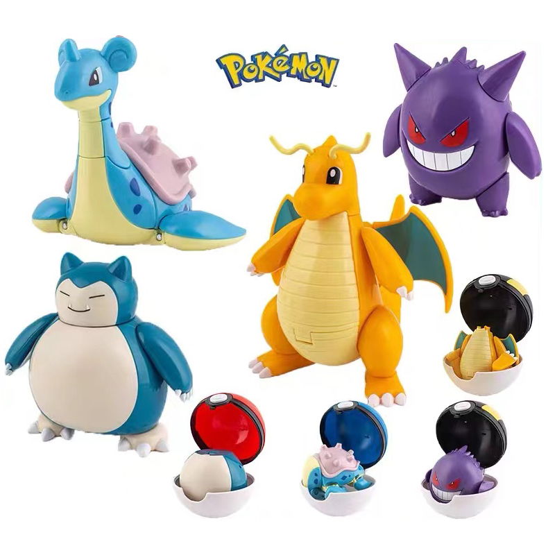 Kids Toys Under 100 - Pokemon Deformable Toy Set Pikachu Charizard