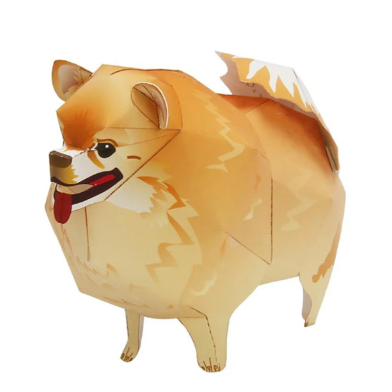Kids Toys Dog - Pomeranian Dog Folding Origami Art Mini
