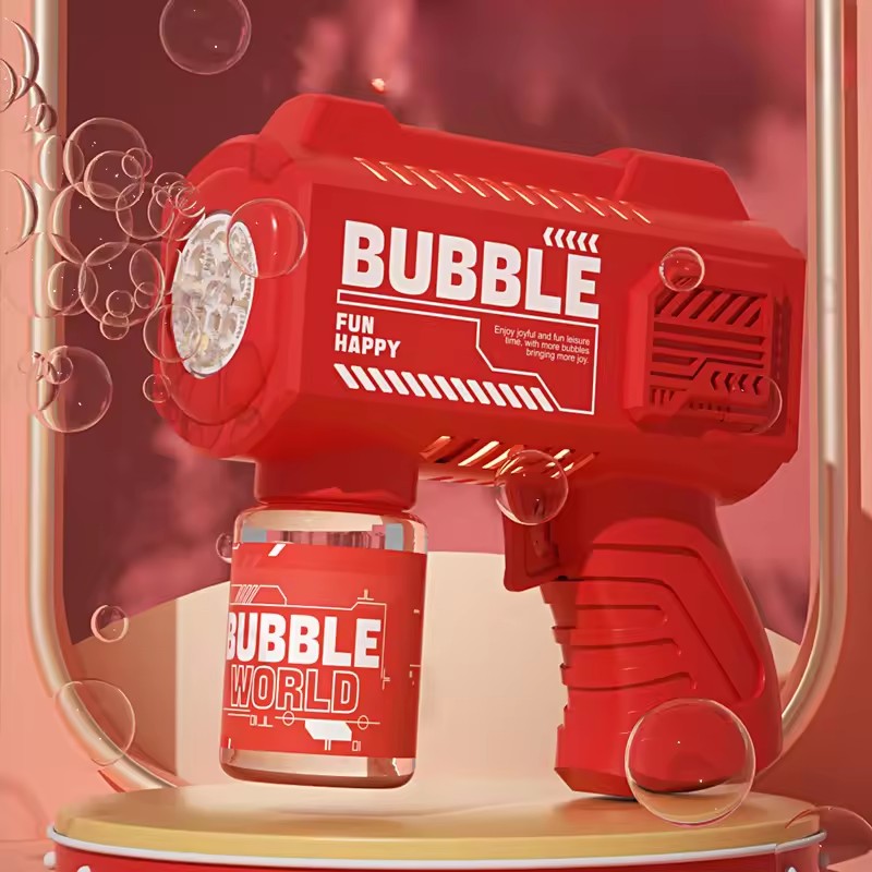 Bubble Machine Outdoor - Electric Bubble Gun Soap Automatic Bubble