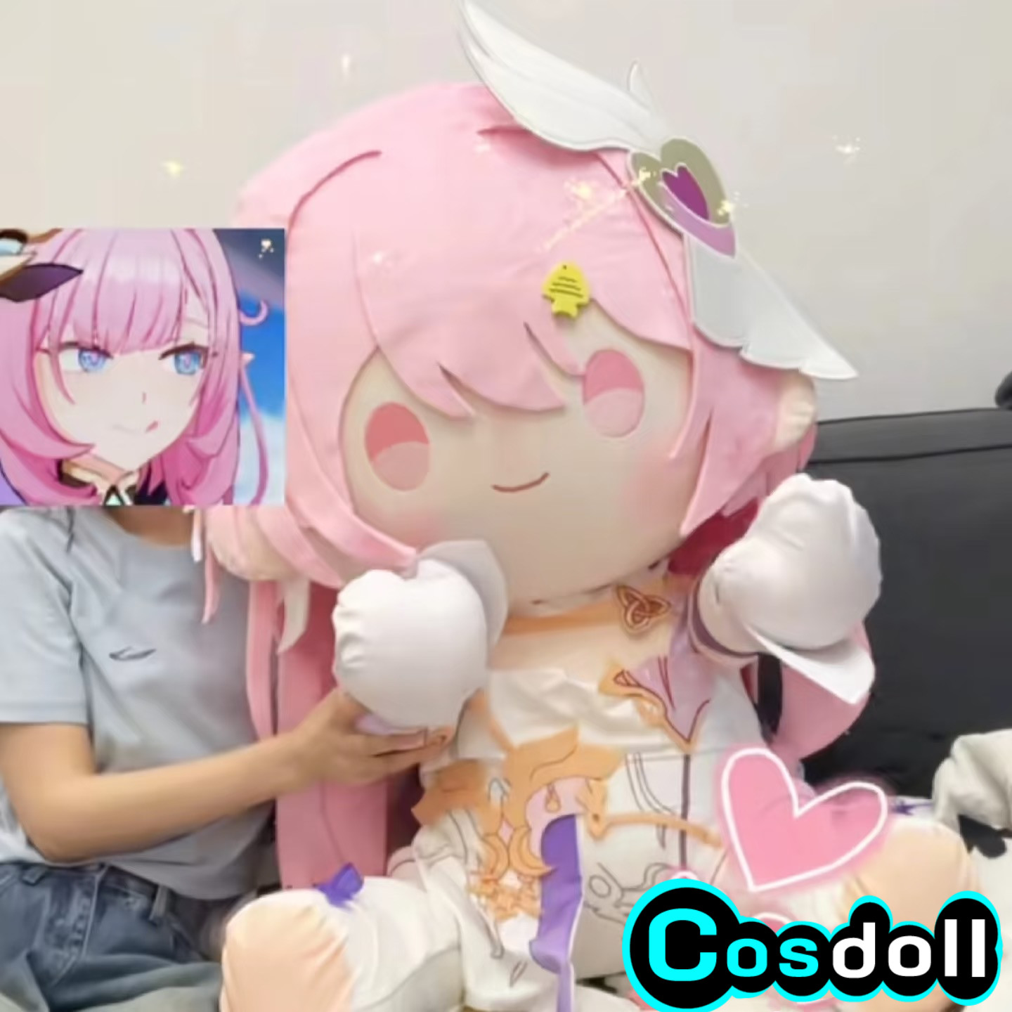 80cm Honkai Impact 3 Elysia St - đánh giá và giá Soft Plush Doll