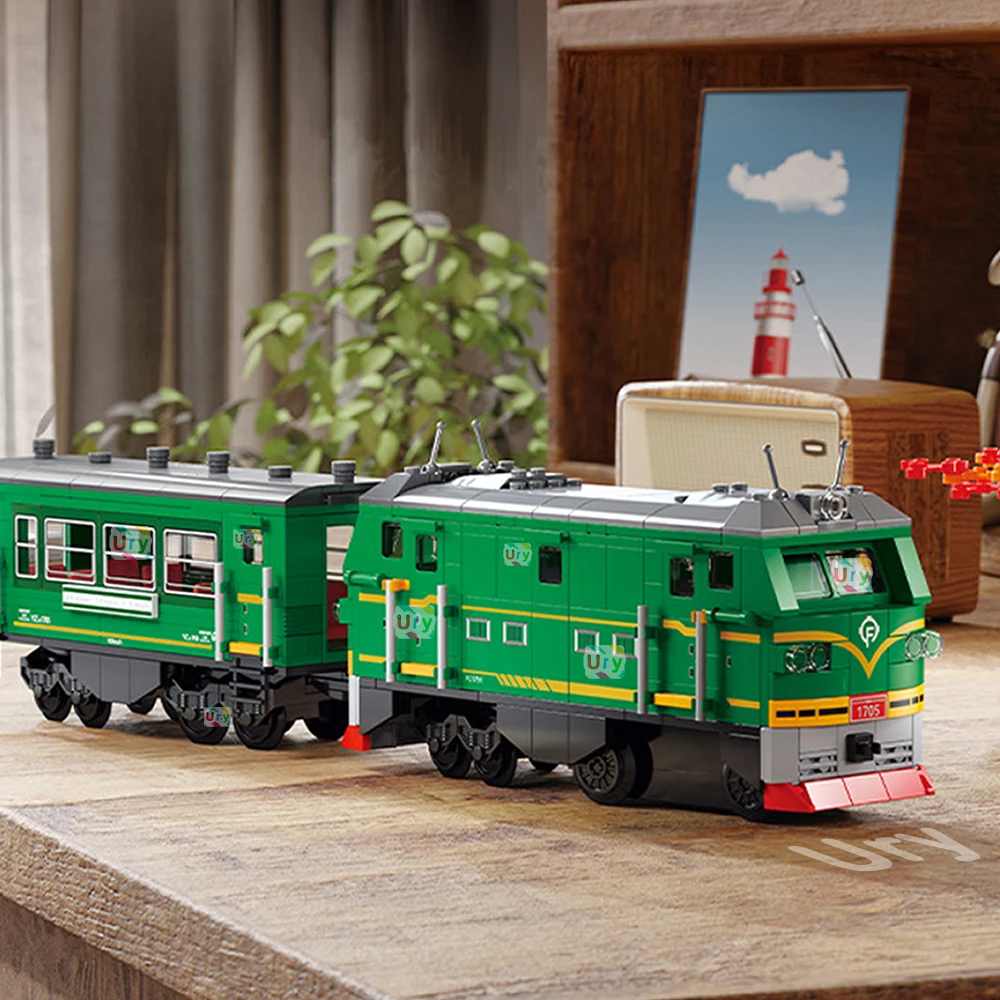 Technical Retro Green Steam Tr - đánh giá và giá Kids Toys Electric Car