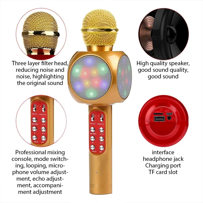 WS1816 Wireless Children Karao - đánh giá và giá Kids Microphone Karaoke