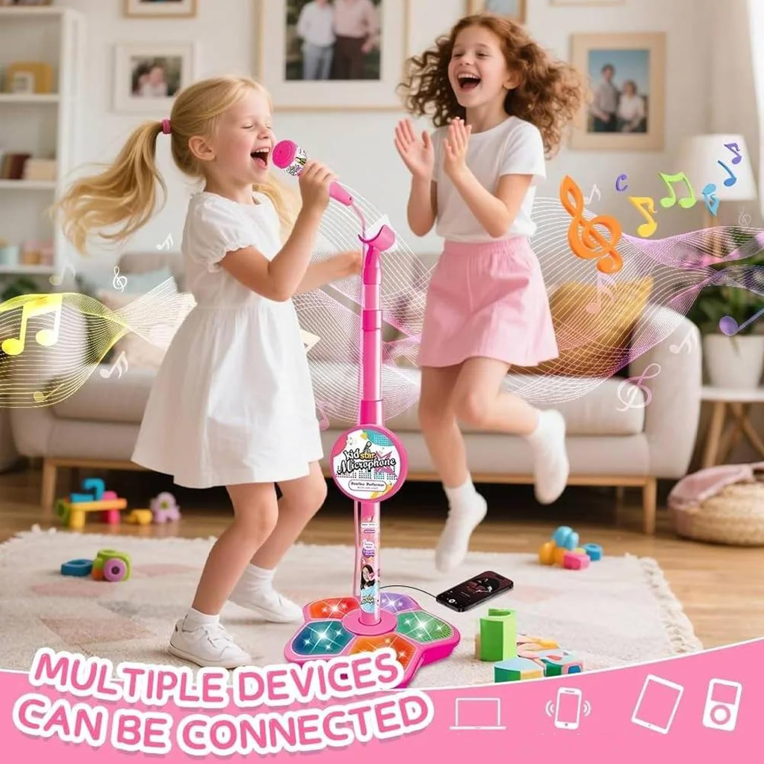 Kids Microphone Stand Toy Port - đánh giá và giá Kids Microphone Karaoke