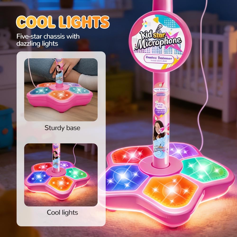 Kids Microphone Stand Toy Port - đánh giá và giá Kids Microphone Karaoke