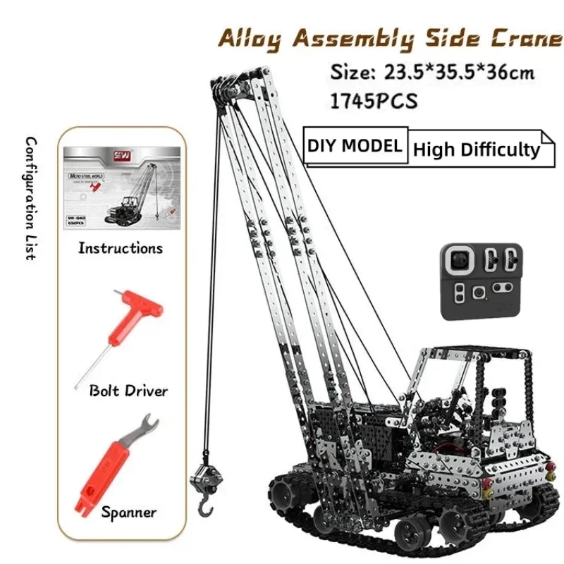 DIY Metal RC Crane Electric Ho - đánh giá và giá Kids Toys Electric Car