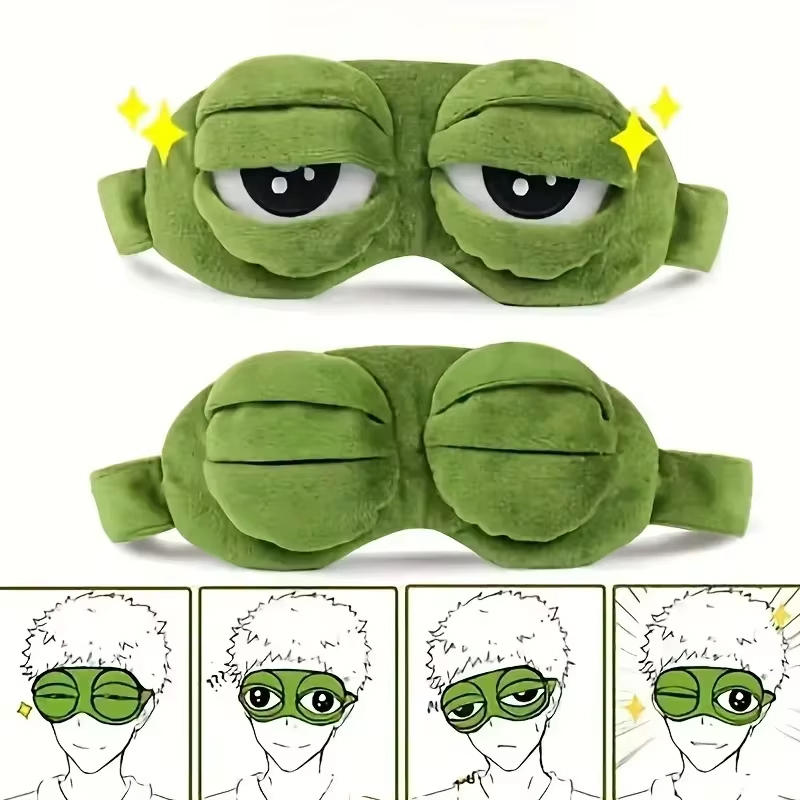 Frog Shaped Eye Mask Party Gam - đánh giá và giá Soft Plush Doll