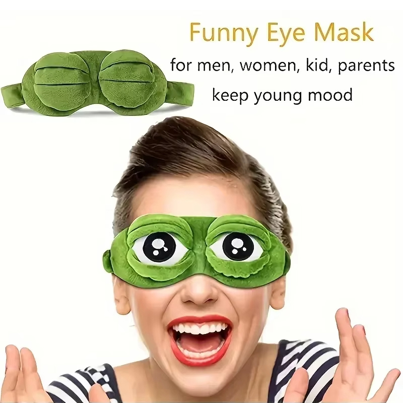 Frog Shaped Eye Mask Party Gam - đánh giá và giá Soft Plush Doll