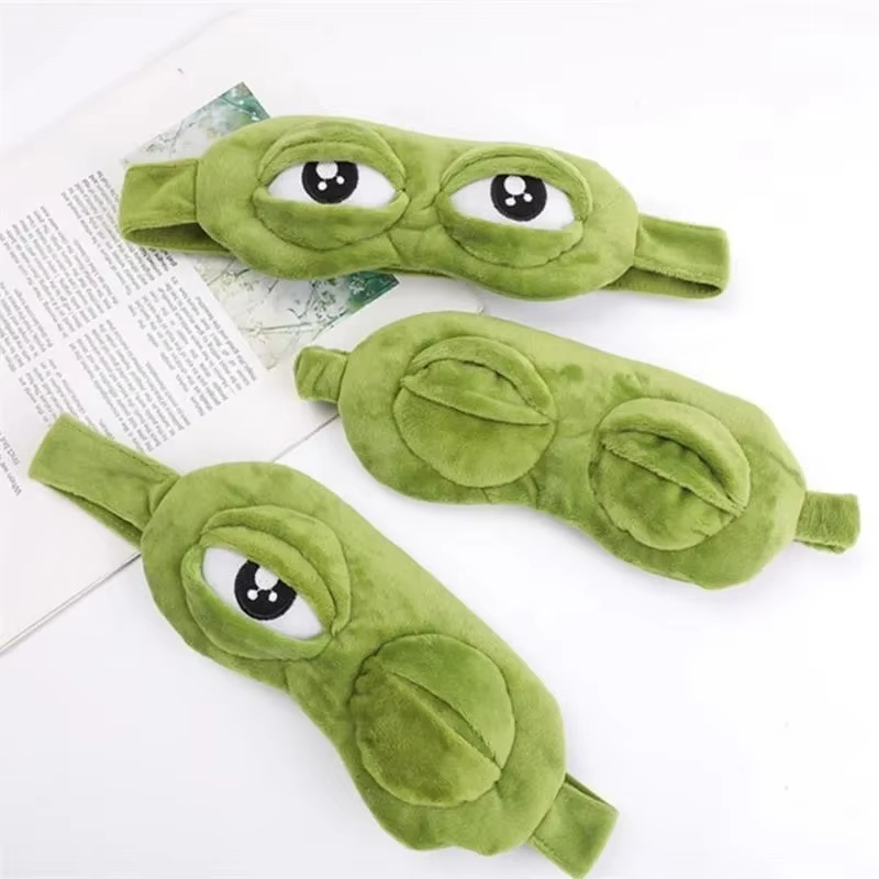 Frog Shaped Eye Mask Party Gam - đánh giá và giá Soft Plush Doll
