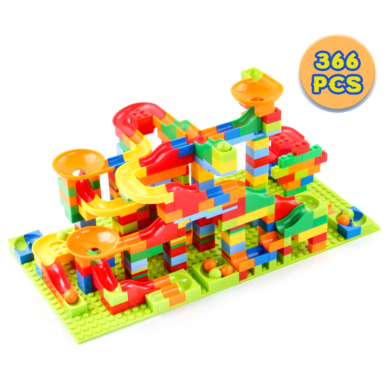 84-504PCS Marble Race Run Bloc - đánh giá và giá Marble Run Set