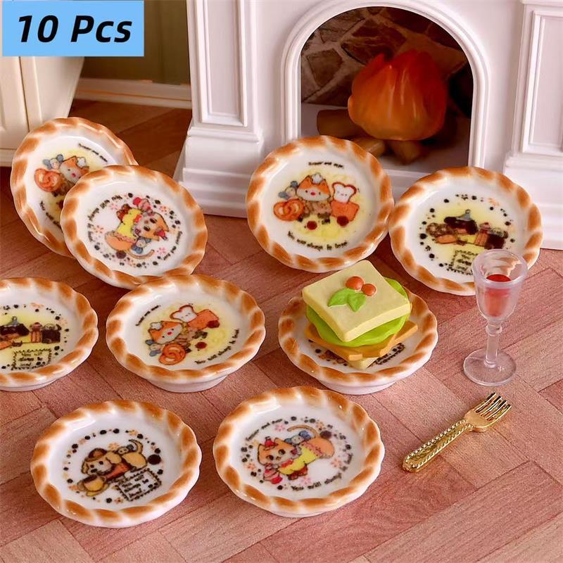 10Pcs/set Dollhouse Miniature  - đánh giá và giá Kids Toys Home
