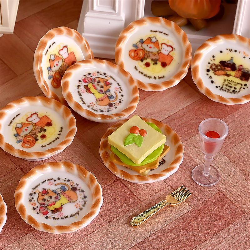 10Pcs/set Dollhouse Miniature  - đánh giá và giá Kids Toys Home