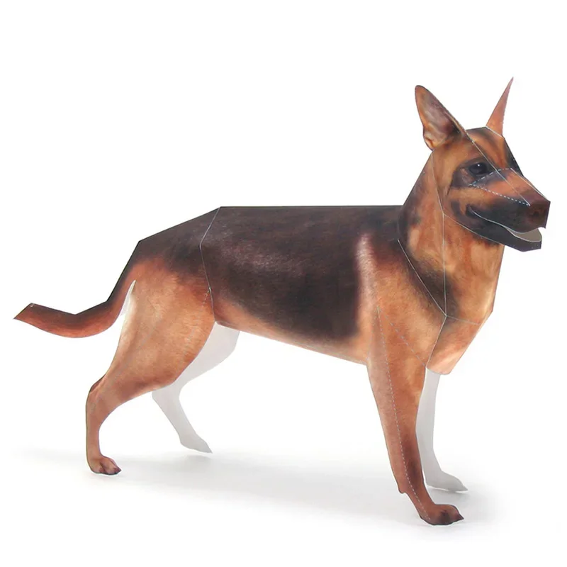 German Shepherd Dog Origami Ar - đánh giá và giá Kids Toys Dog