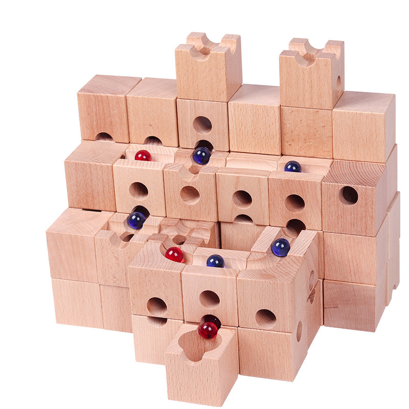 Solid Wood Marble Run Building - đánh giá và giá Marble Run Set