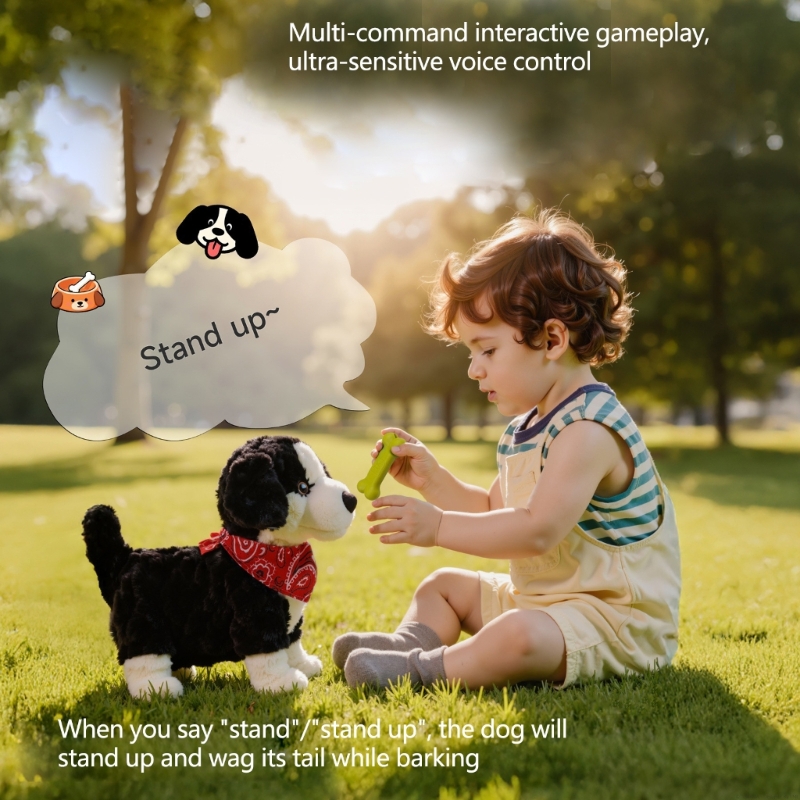 Chú chó đồ chơi sang trọng mềm - đánh giá và giá Kids Toys Dog