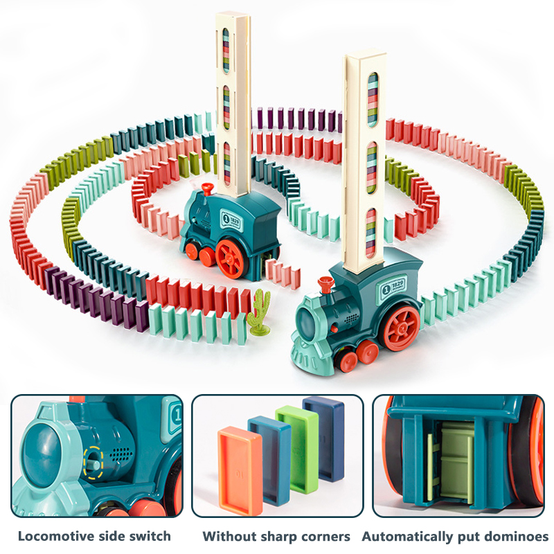 Automatic Laying Domino Train  - đánh giá và giá Kids Toys Electric Car