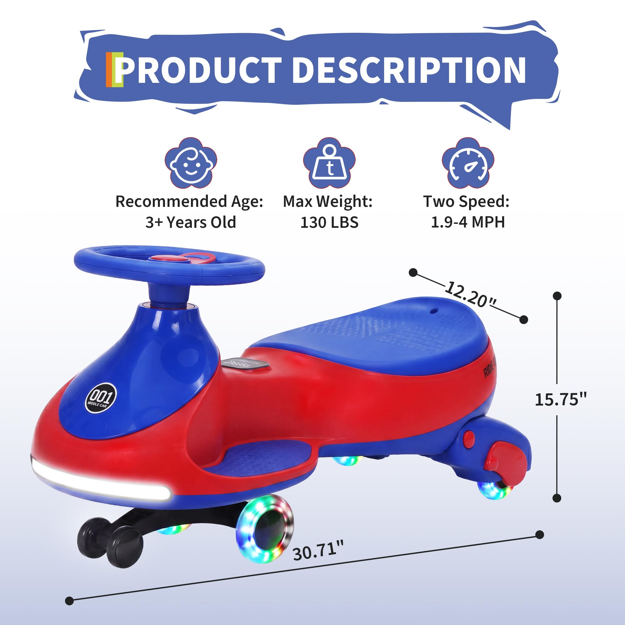 12V Electric Wiggle Car Kids W - đánh giá và giá Kids Toys Electric Car