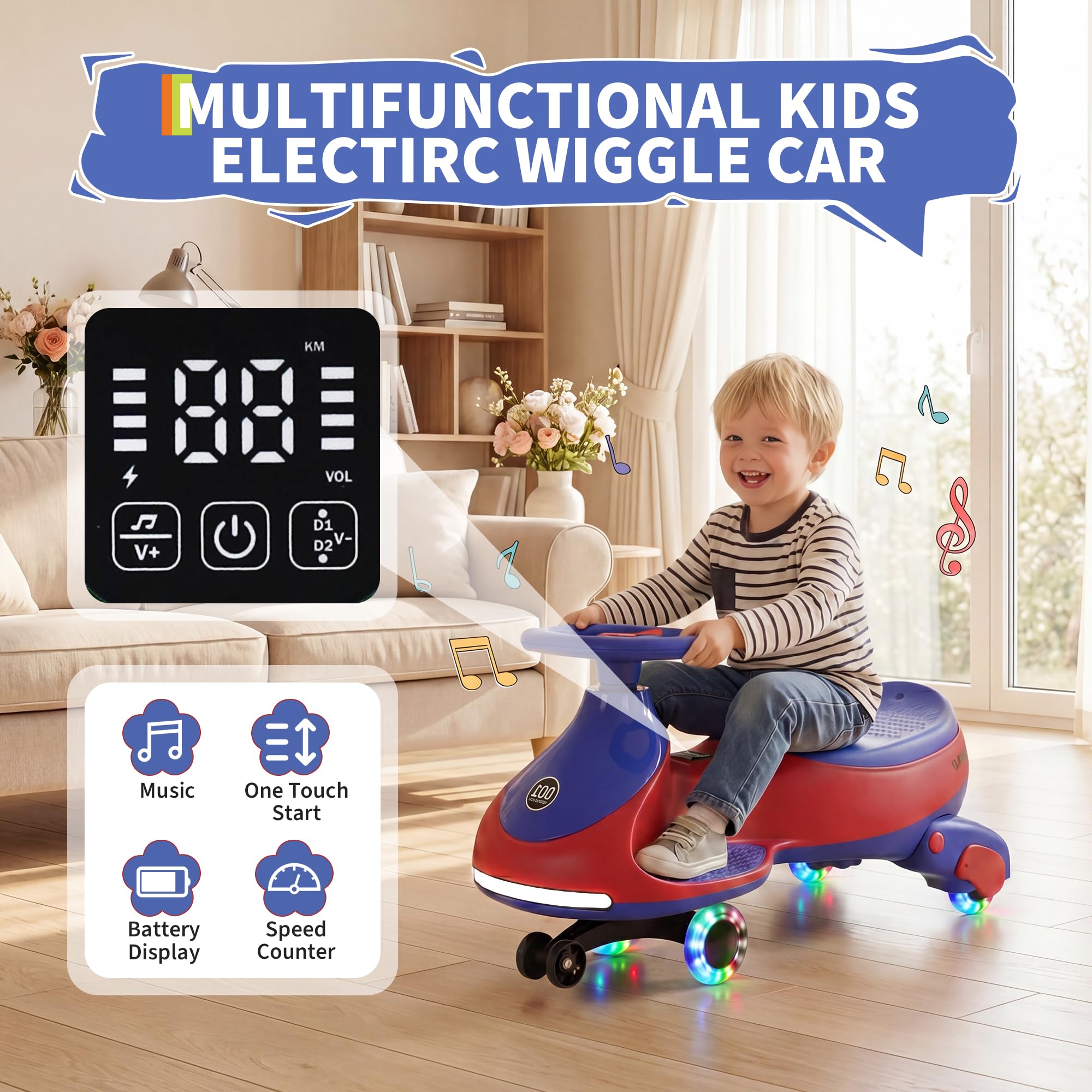 12V Electric Wiggle Car Kids W - đánh giá và giá Kids Toys Electric Car