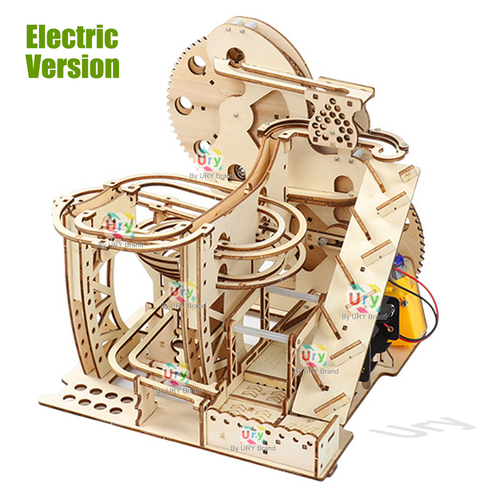 Ury 3D Wooden Puzzle Marble Ru - đánh giá và giá Marble Run Set