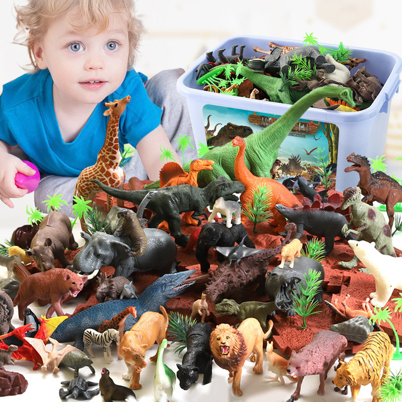 44Pcs Jurassic Dinosaurs Set S - đánh giá và giá Kids Toys Under 100
