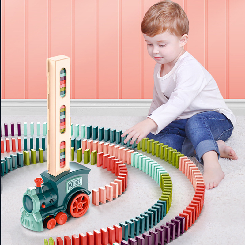 Kids Electric Domino Train Car - đánh giá và giá Kids Toys Electric Car
