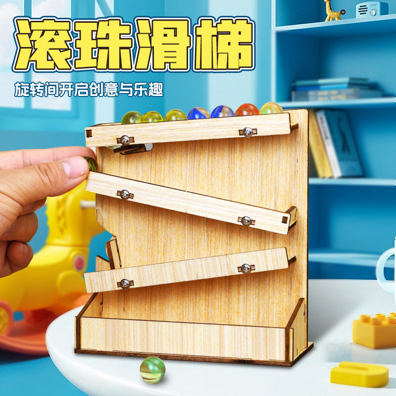 Wooden Marble Run DIY Kit, STE - đánh giá và giá Marble Run Set
