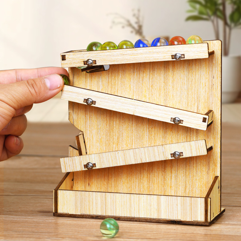 Wooden Marble Run DIY Kit, STE - đánh giá và giá Marble Run Set