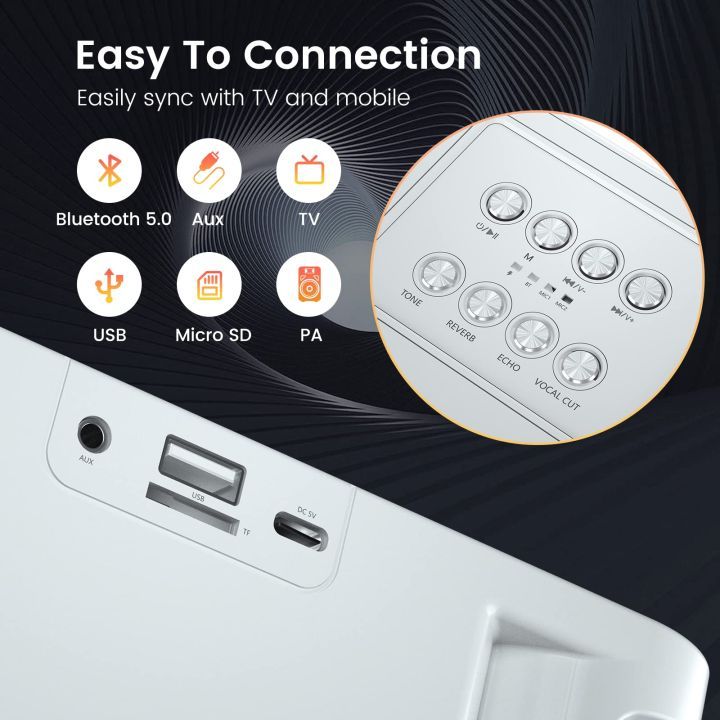 Portable Mini Karaoke Machine  - đánh giá và giá Kids Microphone Karaoke