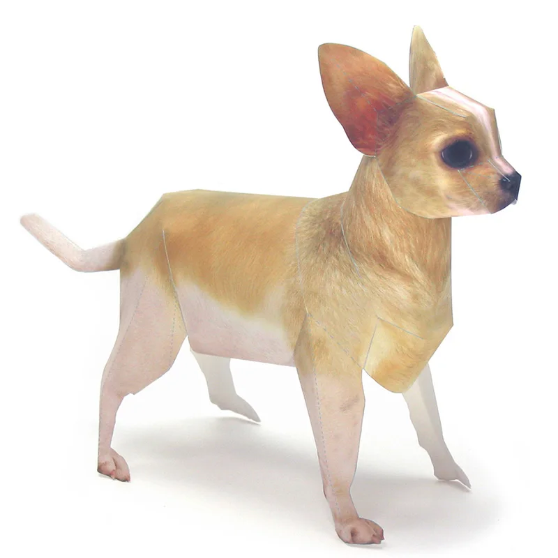 Chihuahua Dog Origami Art Pet  - đánh giá và giá Kids Toys Dog