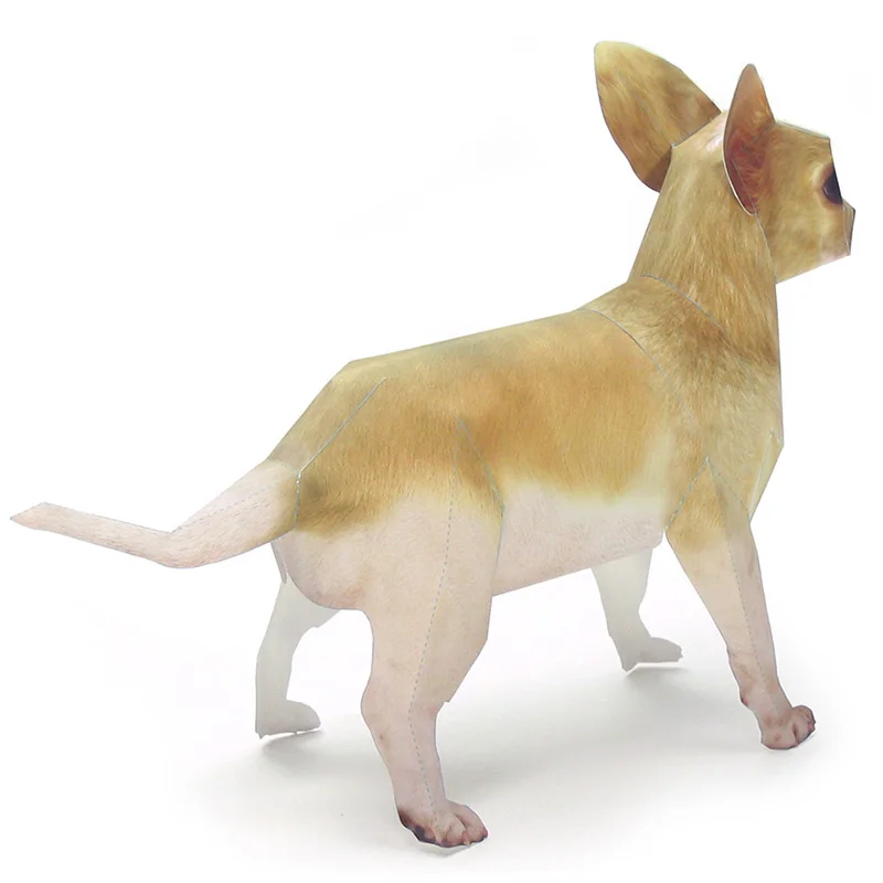Chihuahua Dog Origami Art Pet  - đánh giá và giá Kids Toys Dog