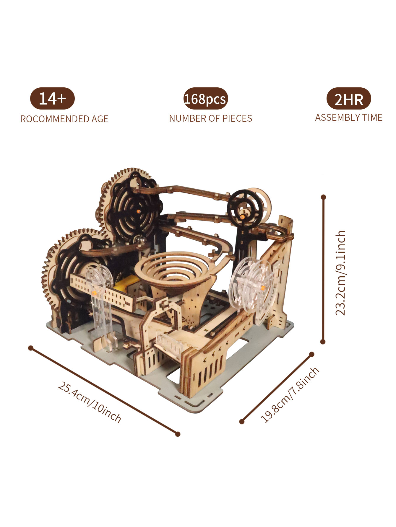 Electric 3D Wooden Puzzles Mar - đánh giá và giá Marble Run Set