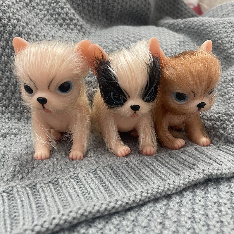 5Inch Full Body Silicone Cute  - đánh giá và giá Kids Toys Dog
