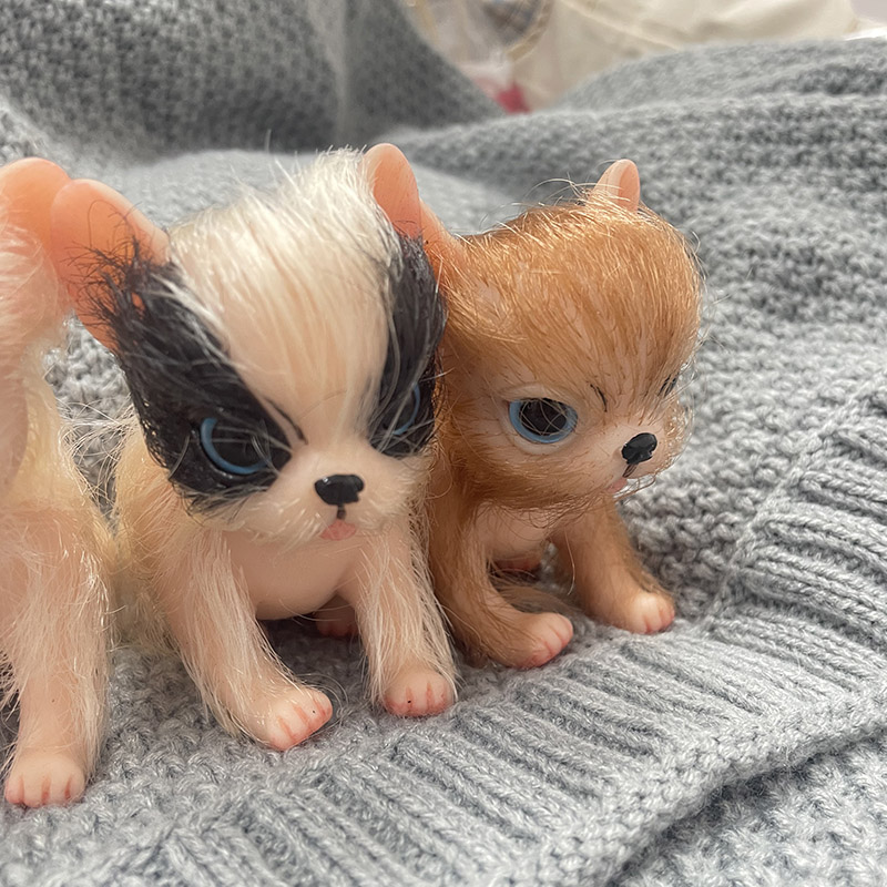 5Inch Full Body Silicone Cute  - đánh giá và giá Kids Toys Dog