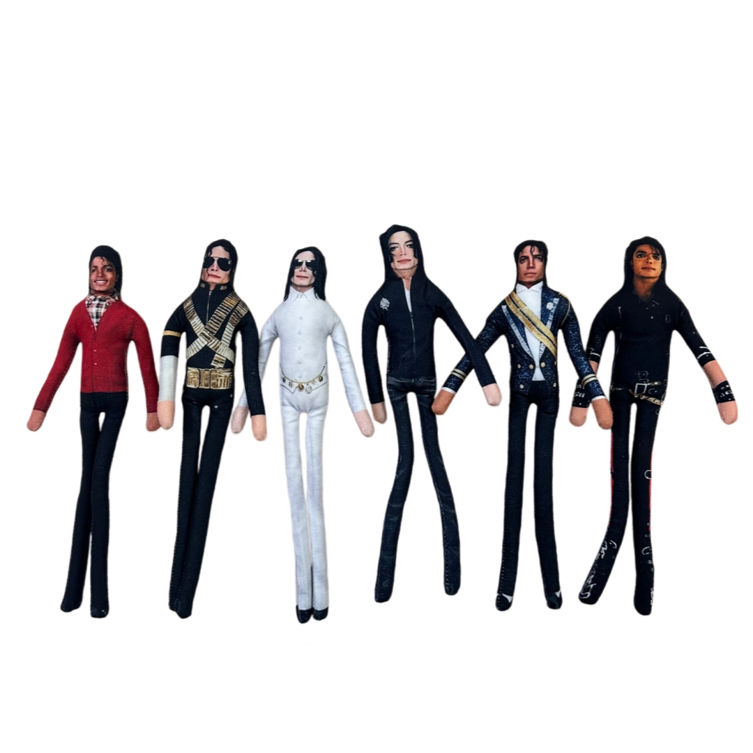 1-6pcs Michael Jackson Cosplay - đánh giá và giá Soft Plush Doll