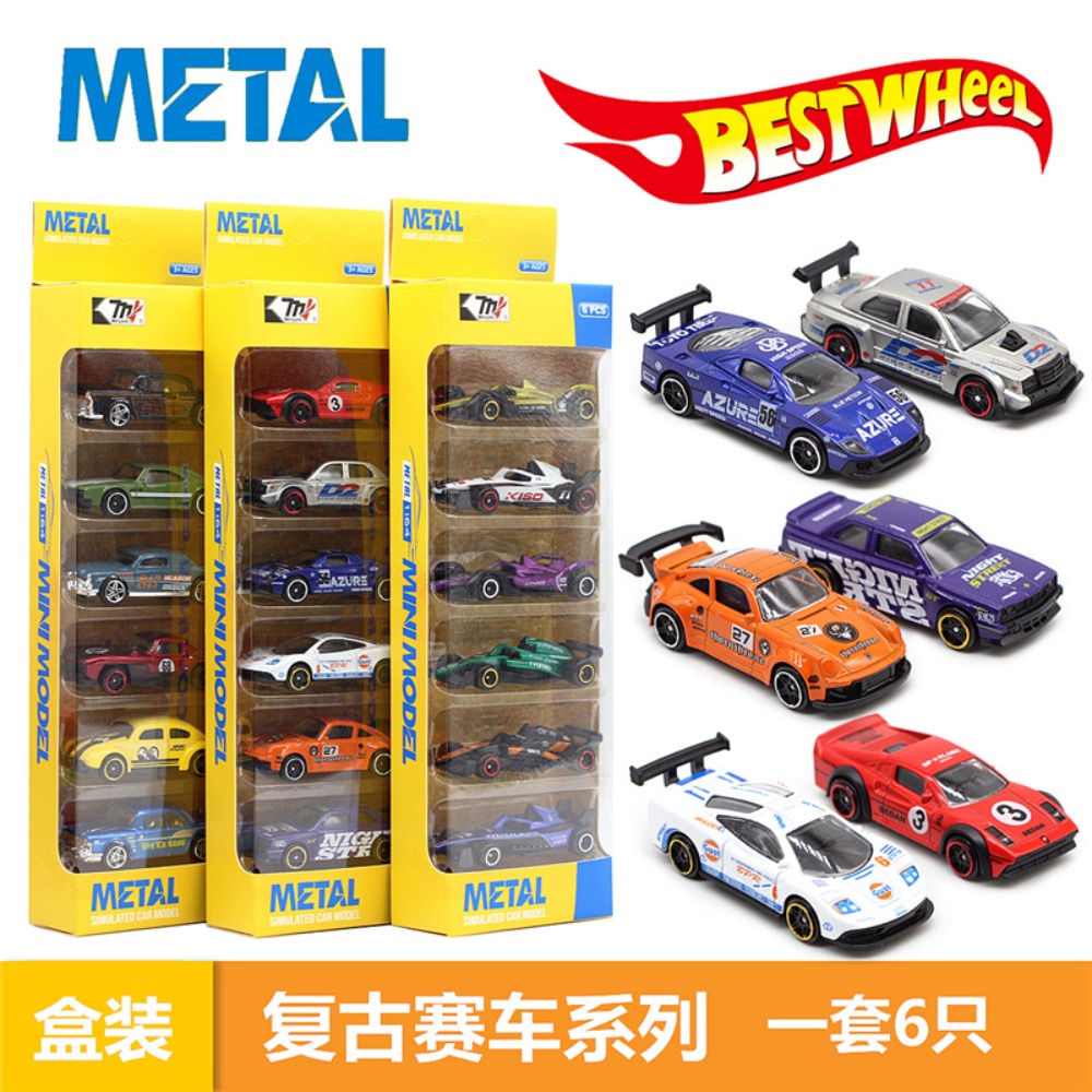 6Pcs Alloy Retro Racing Car Se - đánh giá và giá Kids Toys Amazon